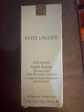 Brand new Estee Lauder Advanced Night Repair Bottle in Brown and Gold